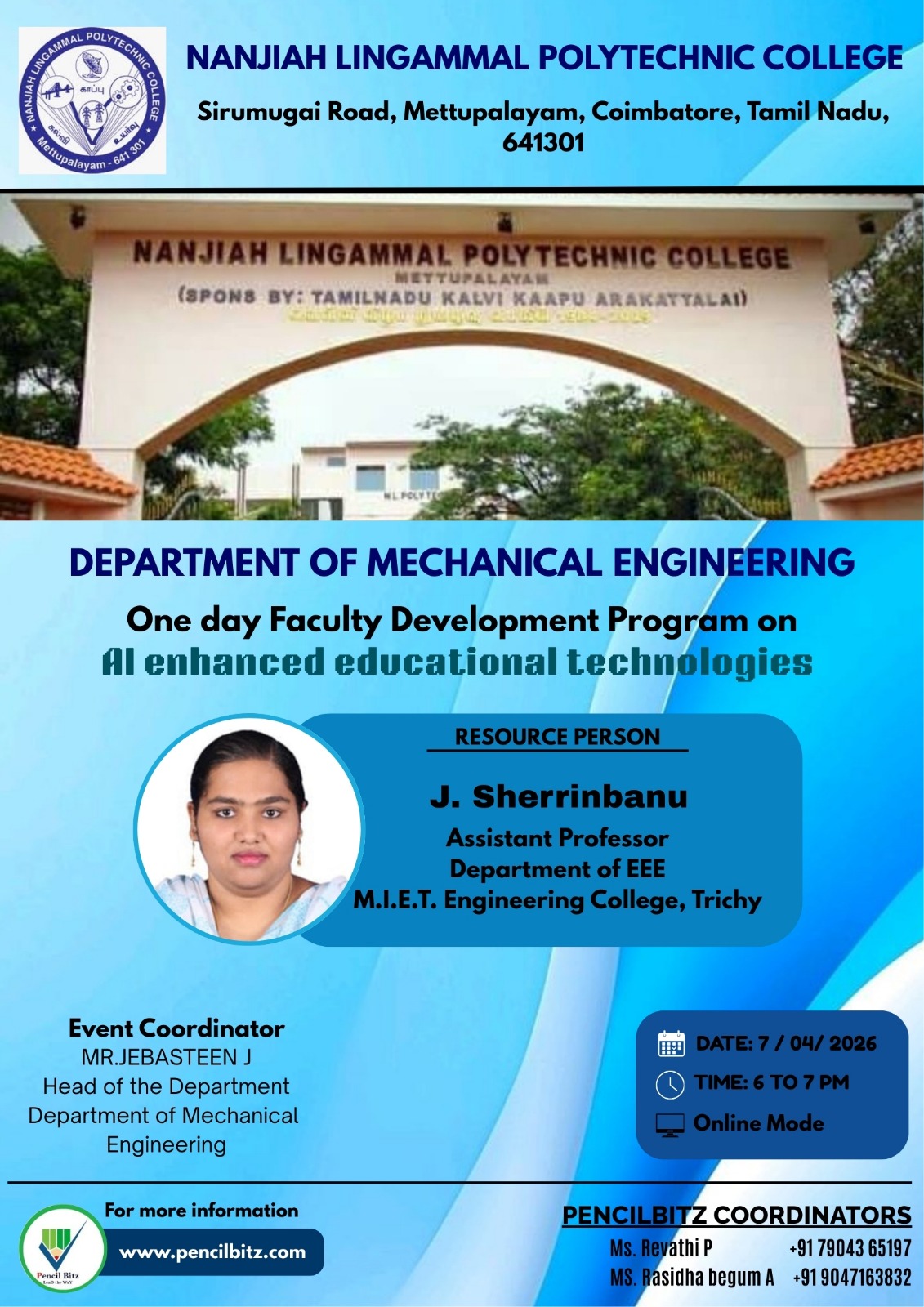  Nanjiah Lingammal Polytechnic College 